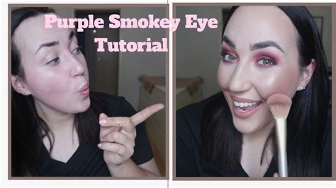 purple smokey eye makeup colorful makeup makeup tutorial kimaliyahf youtube