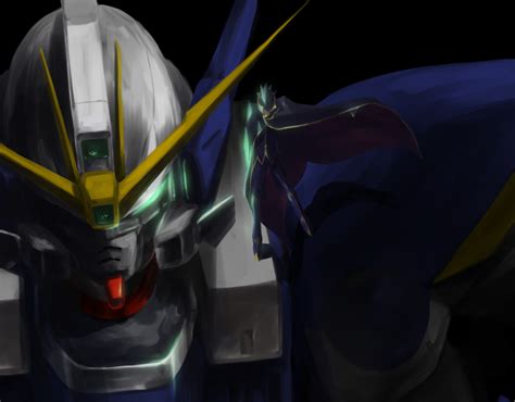 All Male Cape Code Geass Crossover Gundam Wing Lelouch Lamperouge Male Mecha Mobile Suit Gundam