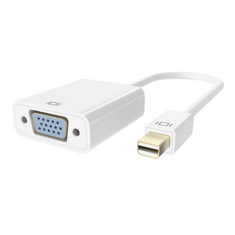 It gives you crystal clear images and supports the highest resolution up to 1920×. Belkin Mini DisplayPort to VGA Video Adapter