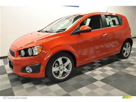 I did have an orange morris ital estate for a while, it was a good reliable car and very easy to find in a car park. 2012 Inferno Orange Metallic Chevrolet Sonic LTZ Hatch ...