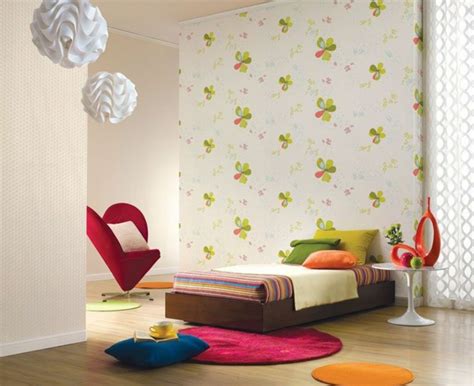 Eine akzentwand ist eine gute möglichkeit, farbtupfer zu einem raum hinzuzufügen oder das farbschema durch interessante muster zu ergänzen. Schlafzimmer Tapeten für ein attraktives Aussehen ...