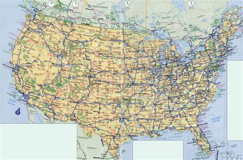 Political Map Highway Map Interstate Highway Map