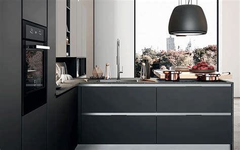 Black Lacquer Kitchen Cabinets Matte Finsh Manufacturing