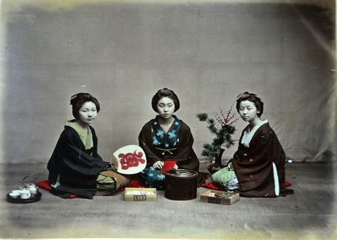 Espantosas Fotografias Coloridas à Mão Do Japão Antigo Mdig