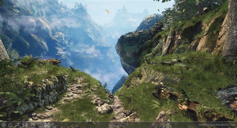 Artstation Mountain Cliff Biome