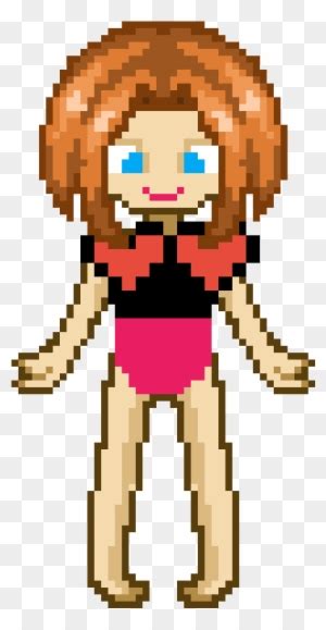 Nena Naked Grid Aphmau Pixel Art Free Transparent Png Clipart The