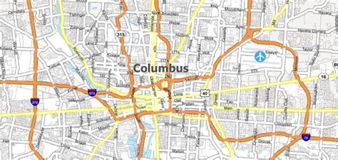 Columbus Map Collection Ohio Gis Geography