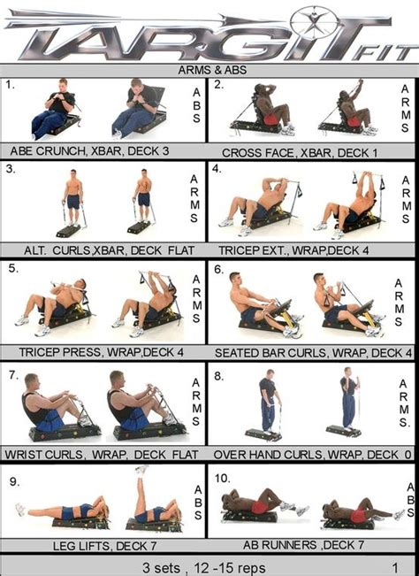 Arms And Abs Workout Chart Workout Fit Exercise Beginner Ab Workout