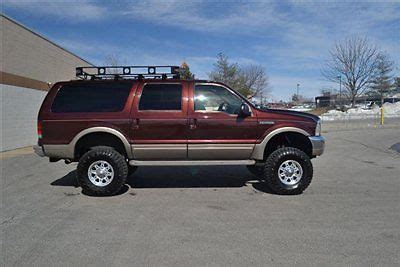 Used 2001 ford excursion limited with rwd, roof rack. Buy used 2001 FORD EXCURSION LTD 4X4 V10 LIFT TIRES WHEELS ...