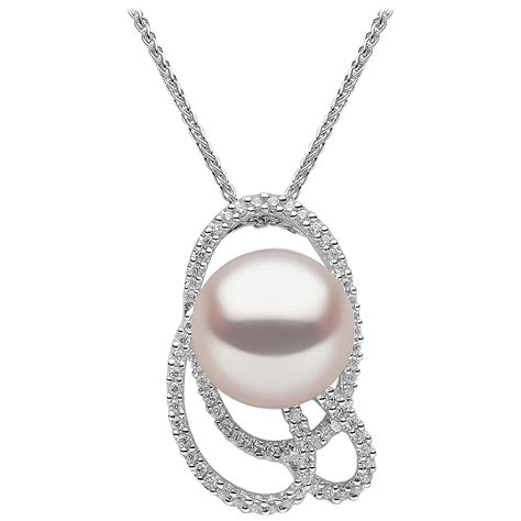 Yoko London Golden South Sea Pearl And Diamond Pendant In Karat