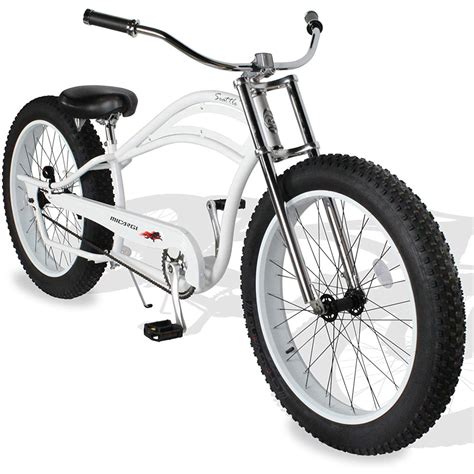 Micargi 26 Retro Beach Cruiser Bike Single Speed Fat Tire Bicycle