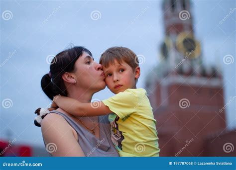 Russian Mom And Son Stock Photo Image Of Girls Offspring 197787068