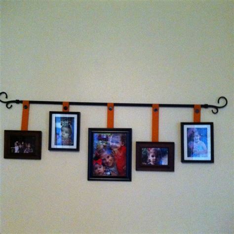 Curtain Rod To Hang Pictures Hanging Pictures Home Decor Curtain Rods