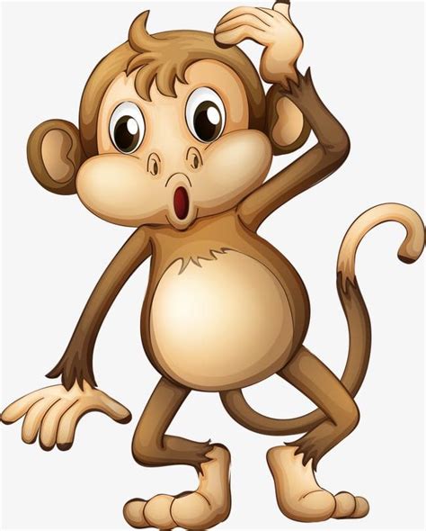 Cartoon Monkey Png Clipart Animal Animals Backgrounds Brown