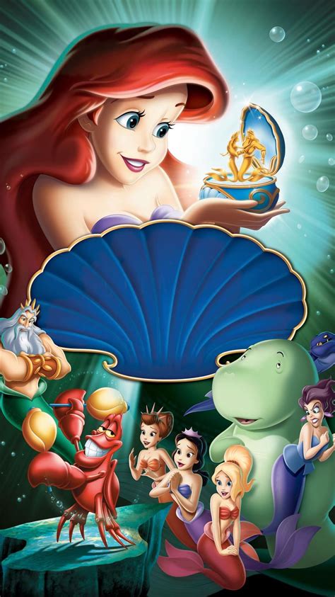 The Little Mermaid Ariels Beginning 2008 Phone Wallpaper Moviemania Little Mermaid