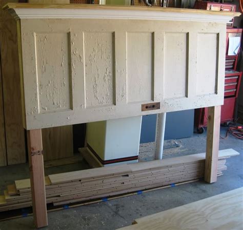 You must flip the material around to. diy door headboard- looks like it would be pretty simple ...