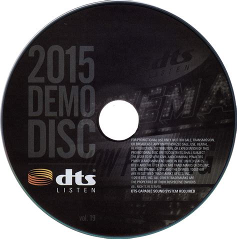 Dtsx 2015 Demo Disc Surround Sound Info