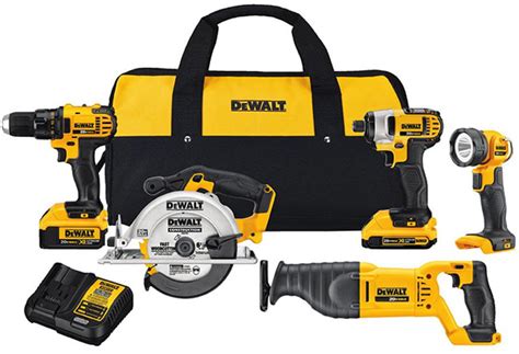 Lowes Dewalt 5pc Cordless Power Tool Combo Kit Deal For Black Friday 2019