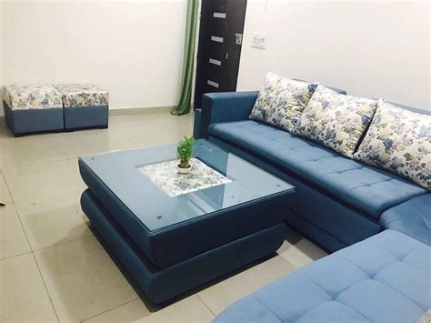 ✓5 years warranty ✓flexi delivery. Squab L Shape Sofa and Centre Table - The Furniture Park