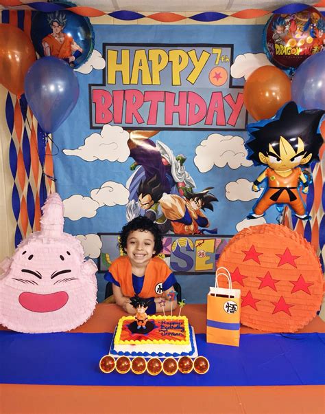 Dragon Ball Z Birthday Party Theme Goku Costume Goku Cake 7 Dragon
