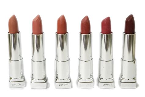 Sneak Peek Maybelline Color Sensational Creamy Matte Lipsticks Brown