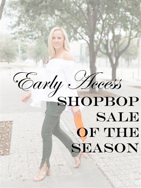 Shopbop Event Of The Season Sale Early Access