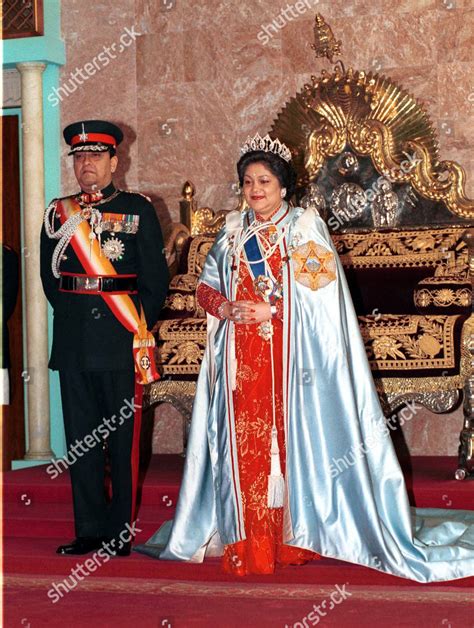 Nepal King Queen Nepals King Gyanendra Queen Editorial Stock Photo