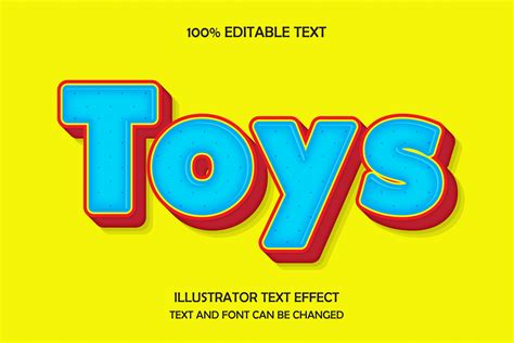 Toys Text Effect Graphic By 4gladiatorstudio44 · Creative Fabrica