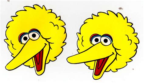 35 Sesame Street Big Bird Face Set Character Prepasted Wall Border