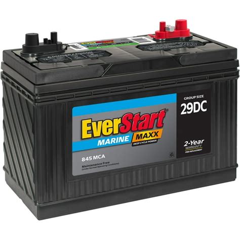 Everstart Maxx Lead Acid Marine And Rv Deep Cycle Battery Group Size