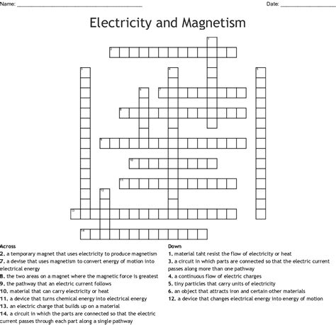 We'll review the issue and make a decision about a partial or a full refund. Electricity Crossword Puzzle Printable | Printable Template Free