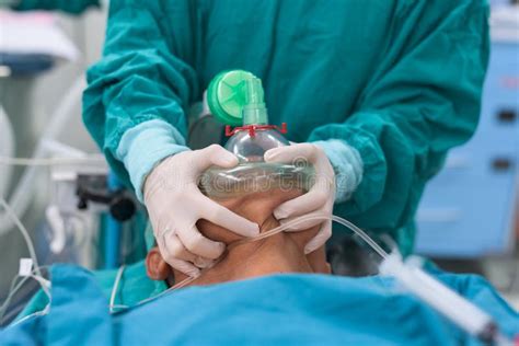 Pre Oxygenation For General Anesthesia Stock Photo Image Of Medicine