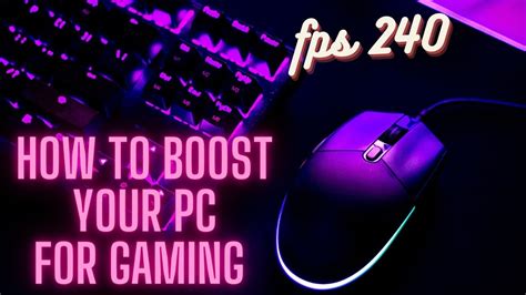 Boost Your Pc Into Gaming Pc Windows 10 Youtube