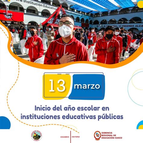 Buen Inicio Del Año Escolar 2023 Gerencia Regional De Educación Cusco