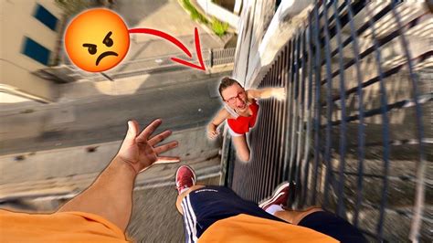 Escaping Angry Mom Epic Parkour Chase On Rooftop Youtube