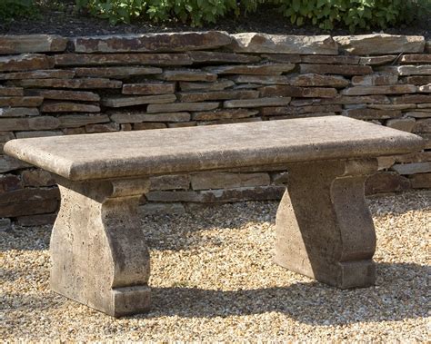 Provencal Cast Stone Bench