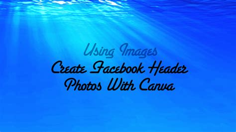 How To Make A Facebook Cover Photo With Canva Tutorial