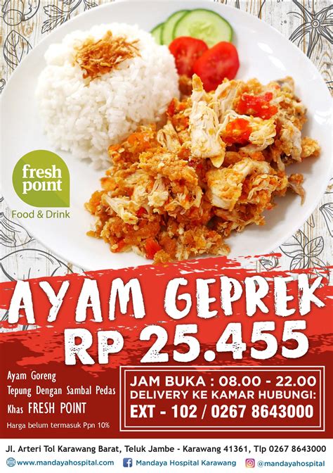 40+ Koleski Terbaik Spanduk Ayam Geprek Png - Jeromesitaly