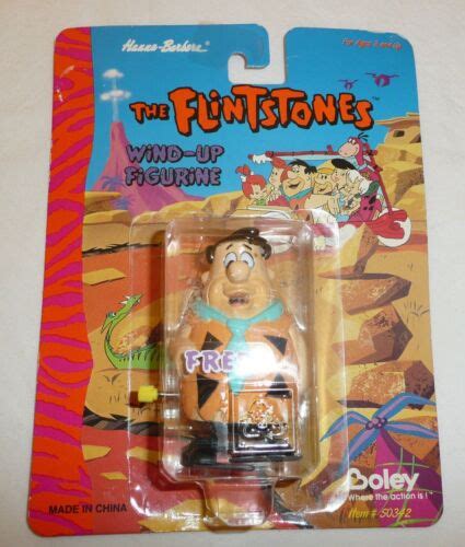 Buy Fred Flintstones Wind Up Walking Figurine Figure 1994 Vtg Hanna