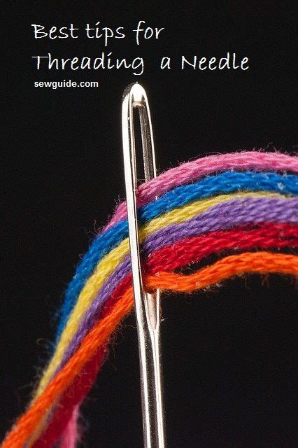 How To Thread A Needle The Right Way Easy Tips Sew Guide Hand