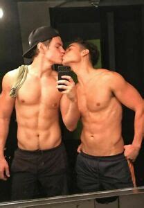 Shirtless Male Muscular Gay Interest Hunks Kissing Hot Couple Guy Photo X G Ebay