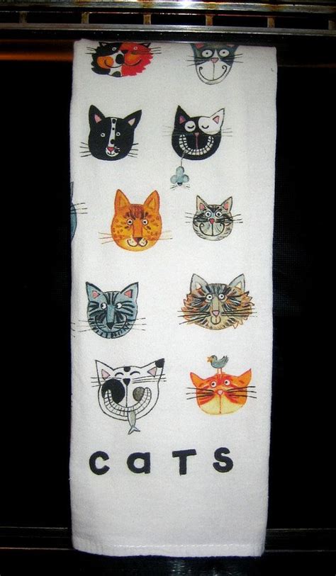 Cats Kitchen Towel Cat Lover Ts Cat Ts Cat Lovers Cat Tea