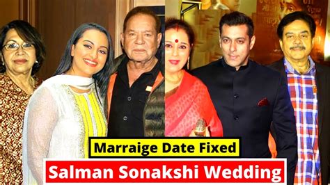 Salman Khan And Sonakshi Sinha Wedding Shocking Statement By Shatrughan Sinha Youtube