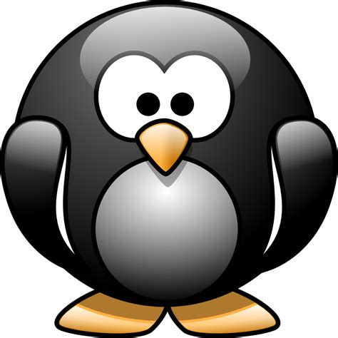 Onlinelabels Clip Art Cartoon Penguin 1