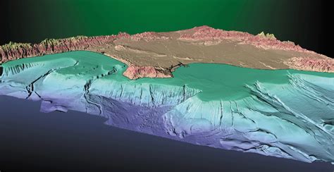 Earthguide Online Classroom Surface Relief Map Southern California