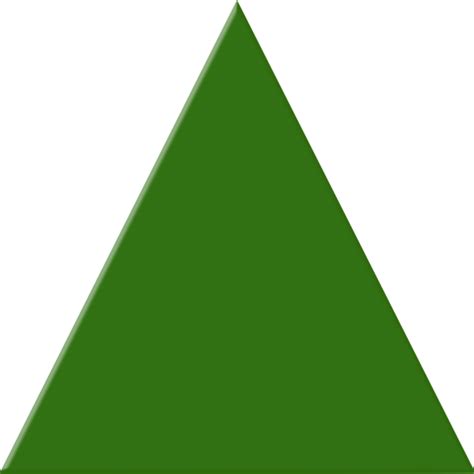 Green Triangle Png Transparent Background Free Download 42415