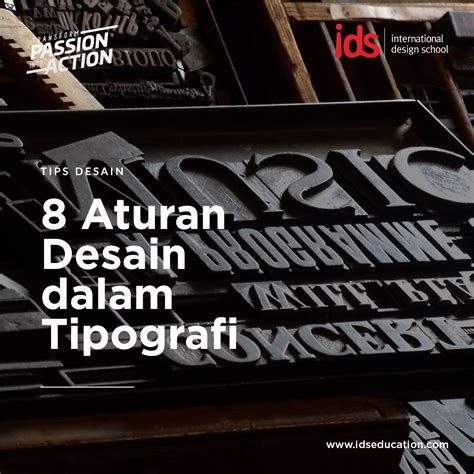 Aturan Desain Dalam Tipografi Ids Education