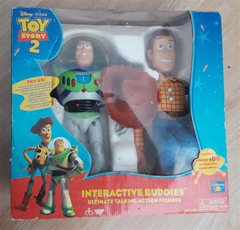 Toy Story 2 Talking Interactive Buddies Woody And Buzz New In Box Think