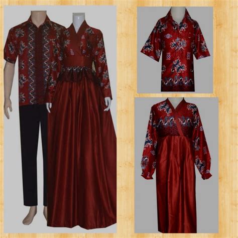 Model baju batik couple modis. 10 Model Baju Batik Couple Gamis Elegan Terbaru 2020