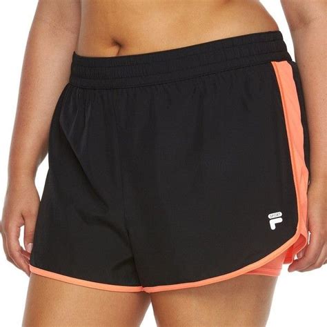 Plus Size Fila Sport® Eclipse Running Shorts Plus Size Sportswear